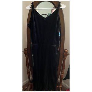 Black Velvet Jumpsuit